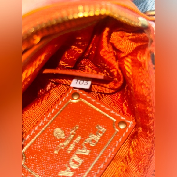 *SOLD* Prada Bandoliera Tessuto Oro Crossbody Bag W/ COA - Picture 10 of 17